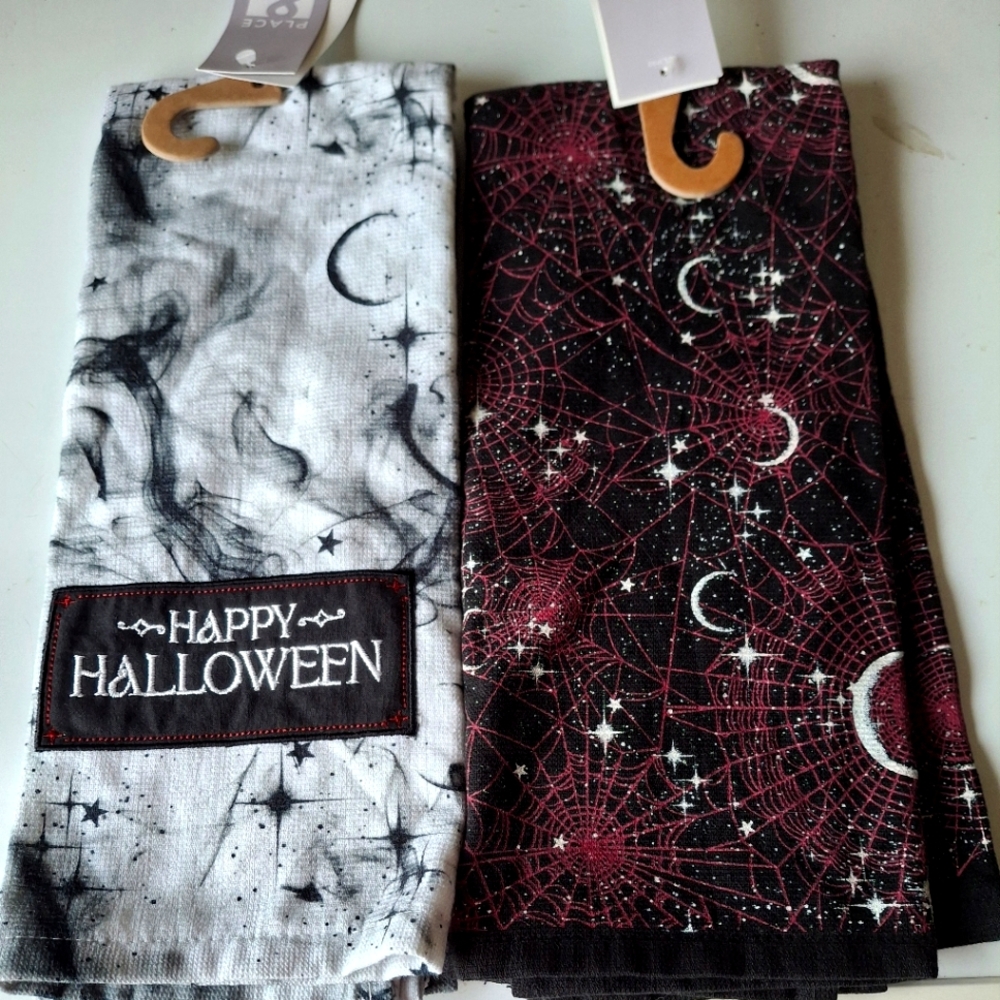 Halloween Kitchen Towels-2